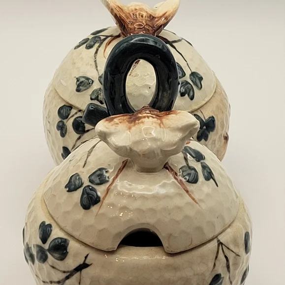 Vintage Floral Double Honey Pot. Made in Japan. Rare find! - Picture 5 of 10